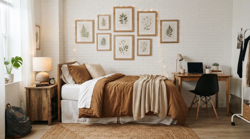 Brown Dorm Bedding