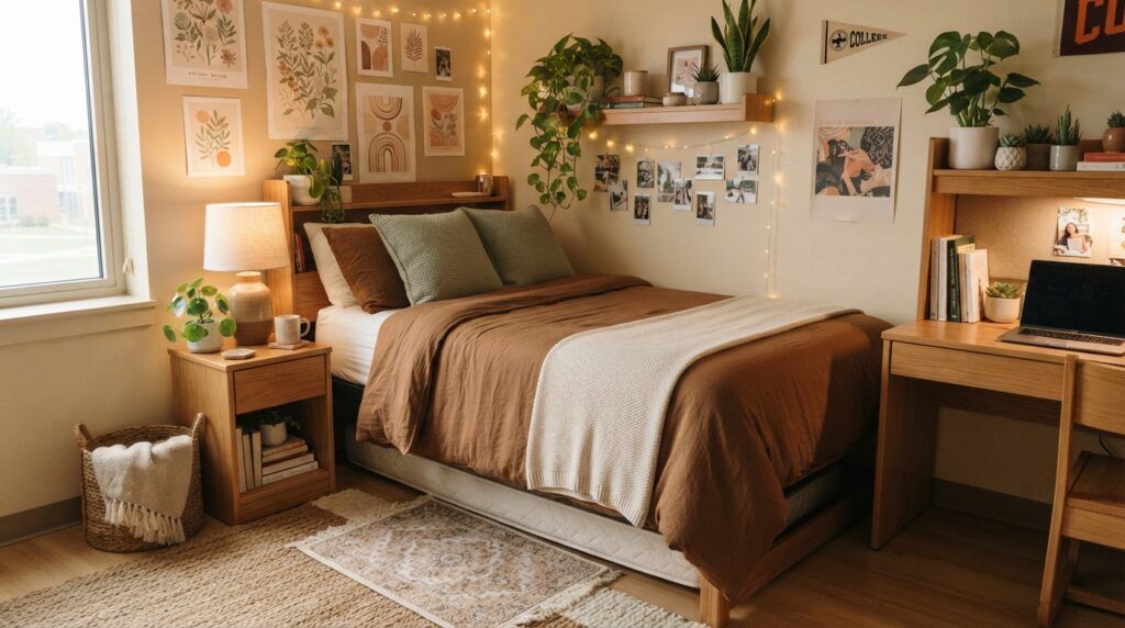 Brown Dorm Bedding