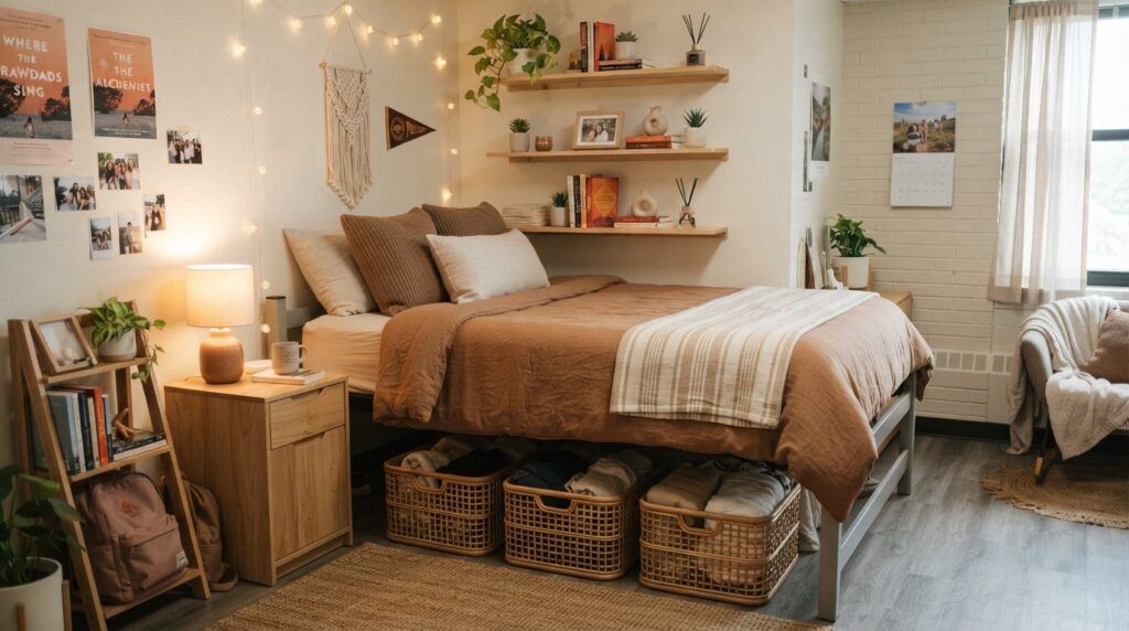 Brown Dorm Bedding