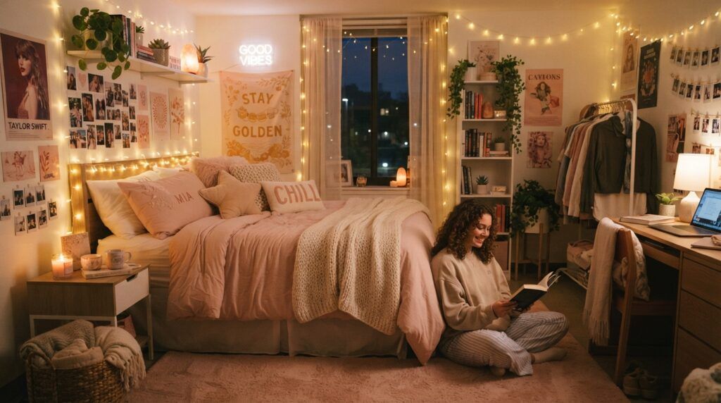 Pink Dorm Bedding Ideas