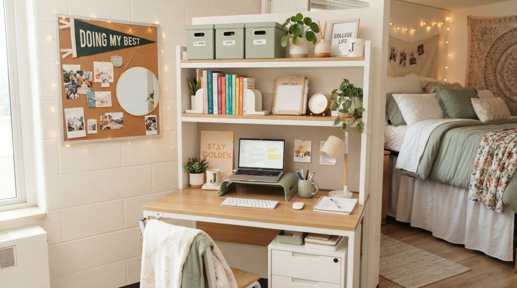 Dorm Desk Hutch Ideas