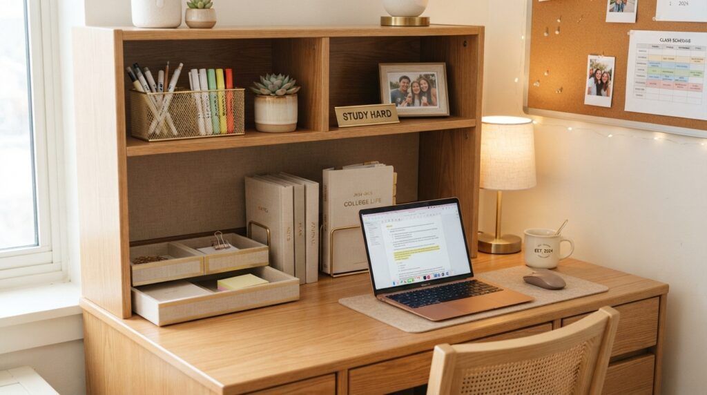Dorm Desk Hutch Ideas