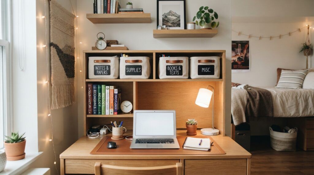 Dorm Desk Hutch Ideas