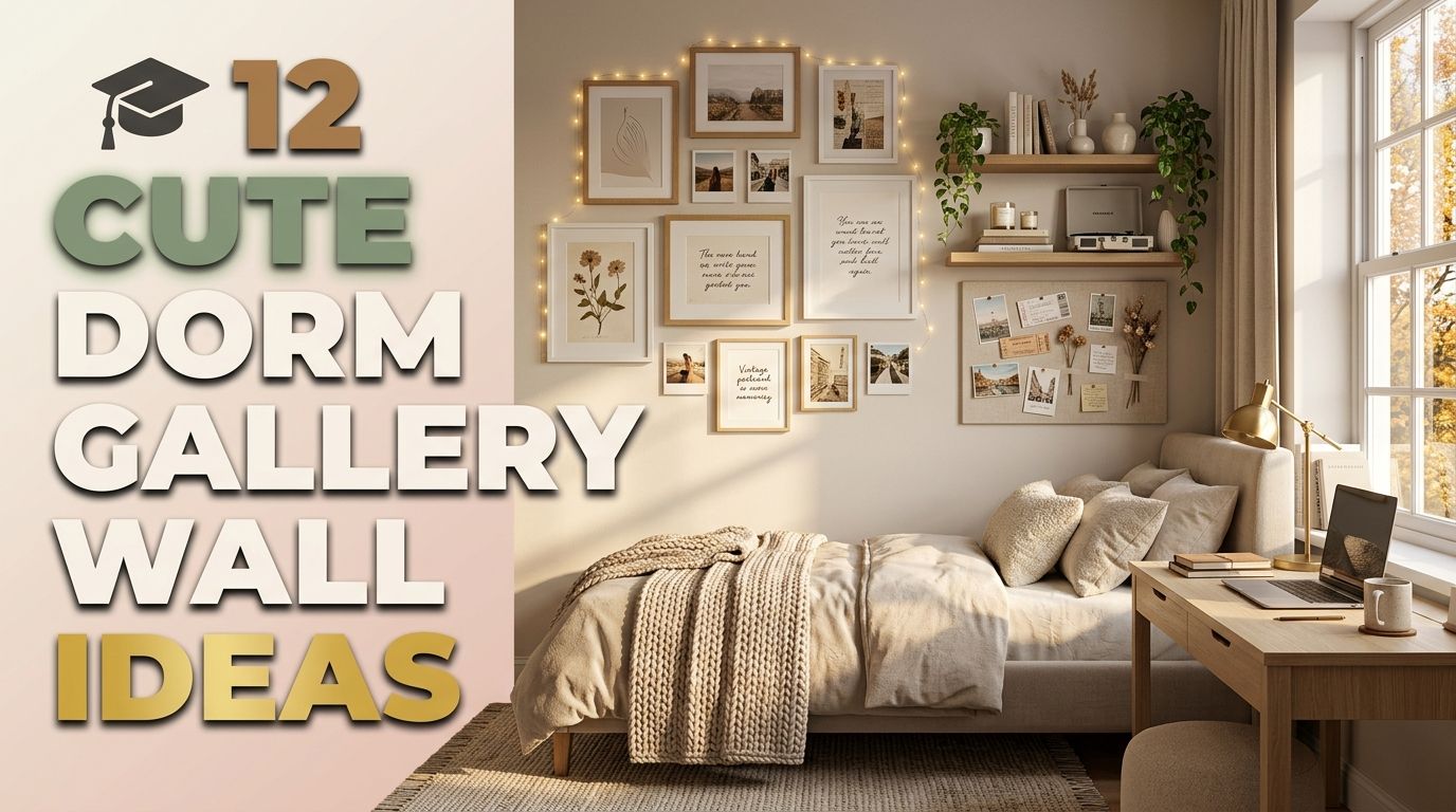 You are currently viewing 12 Cute Dorm Gallery Wall Ideas That Feel Like Home