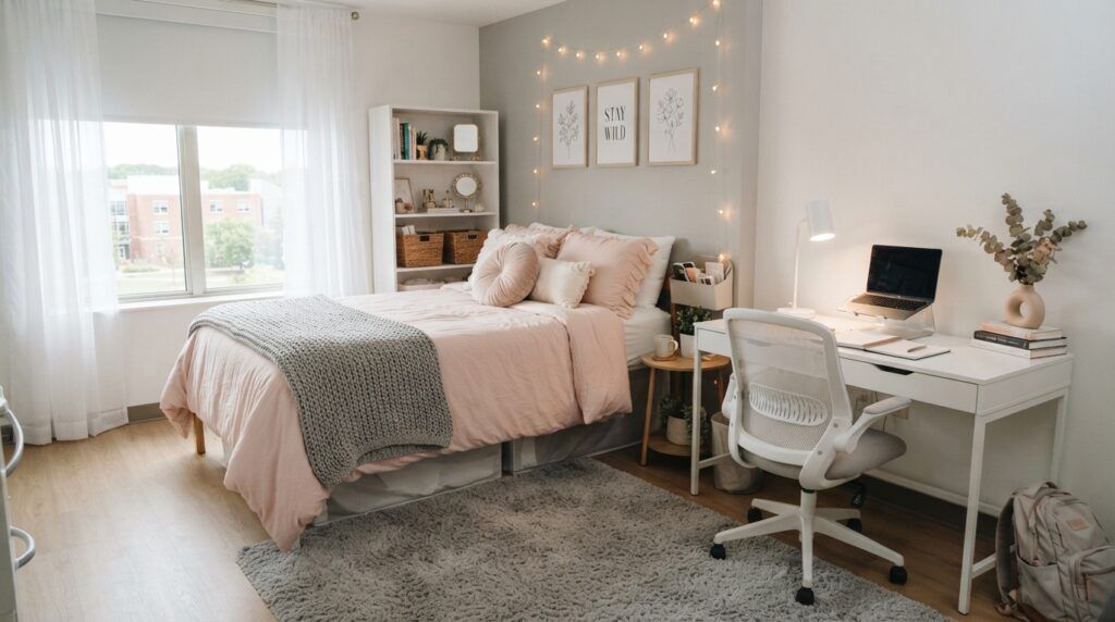 Pink Dorm Bedding Ideas