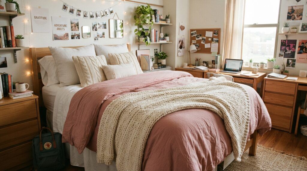Pink Dorm Bedding Ideas