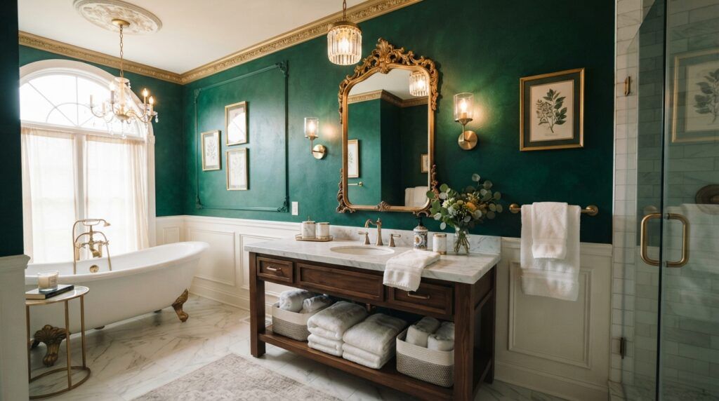 Emerald Green Bathroom Ideas