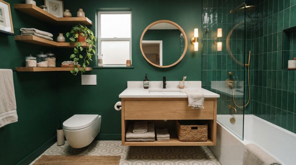 Emerald Green Bathroom Ideas