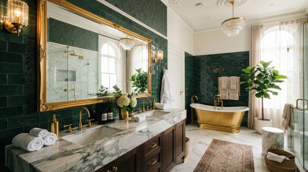 Emerald Green Bathroom Ideas