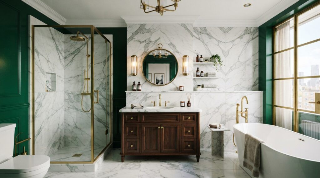 Emerald Green Bathroom Ideas