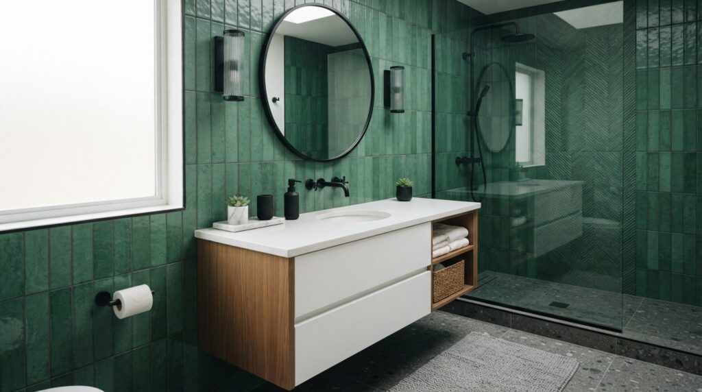 Emerald Green Bathroom Ideas