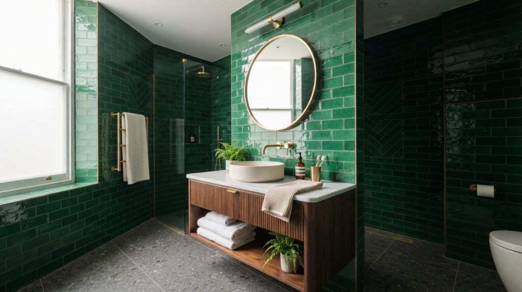 Emerald Green Bathroom Ideas