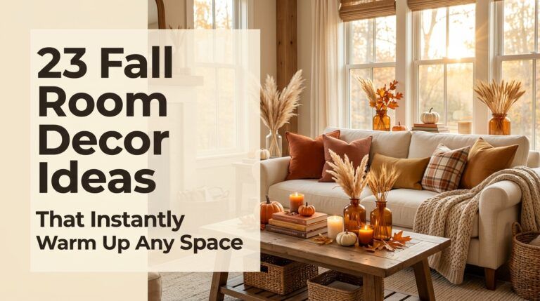 Read more about the article 23 Fall Room Decor Ideas That Instantly Warm Up Any Space