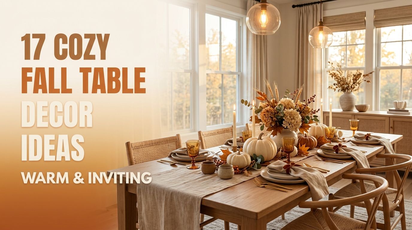 You are currently viewing 17 Cozy Fall Table Decor Ideas That Feel Warm and Inviting