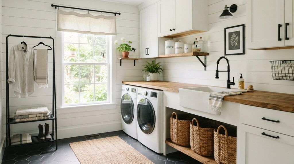 Farmhouse Laundry Room Ideas