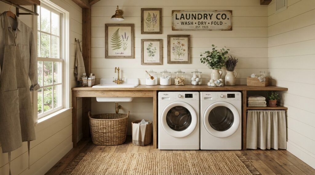 Farmhouse Laundry Room Ideas