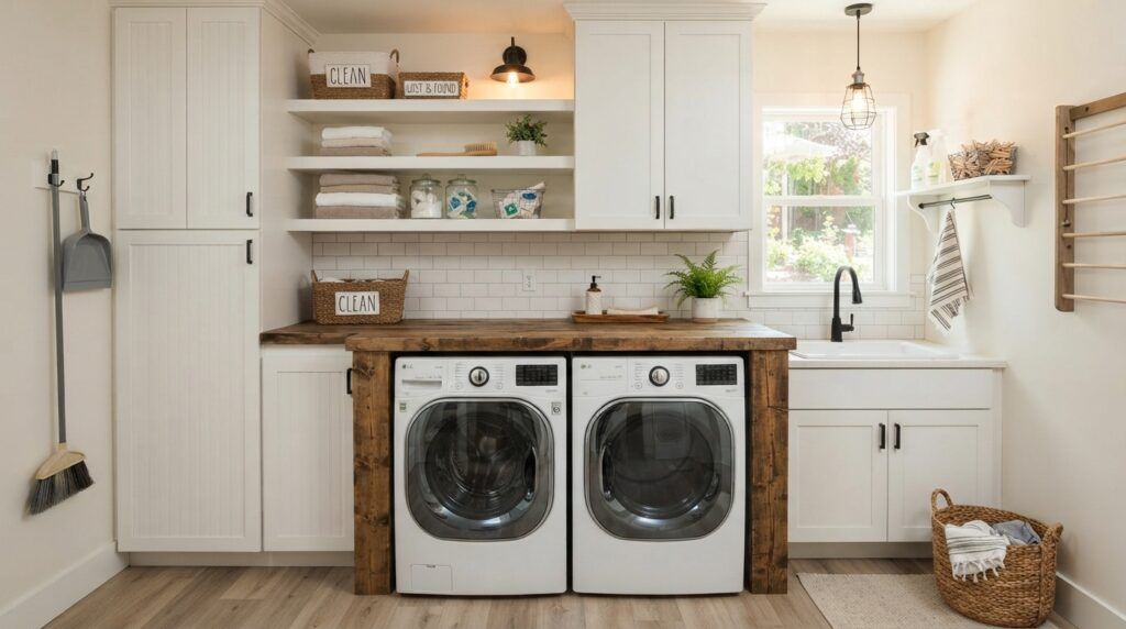Farmhouse Laundry Room Ideas