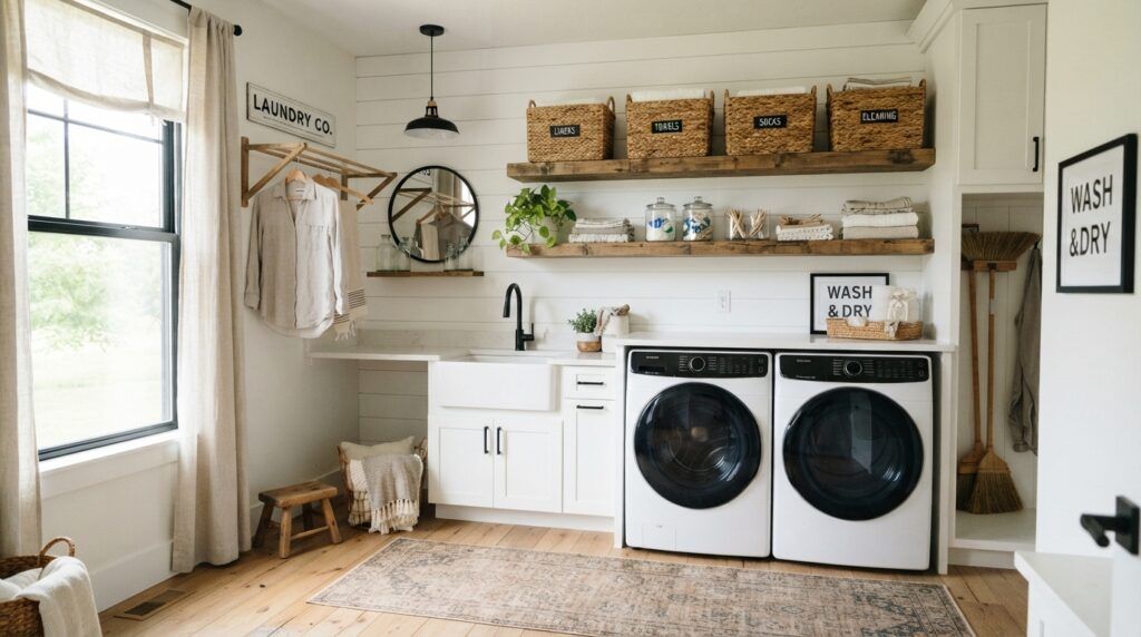 Farmhouse Laundry Room Ideas