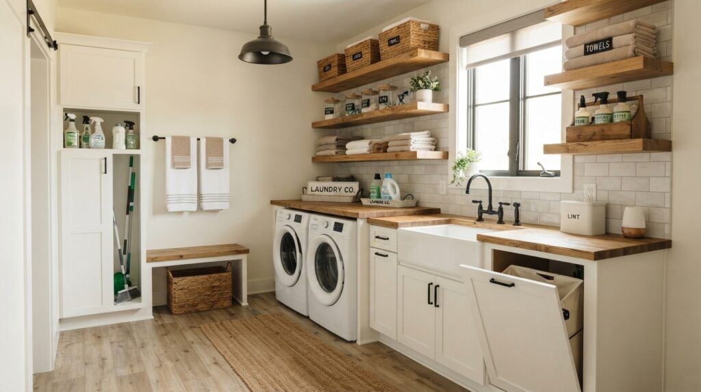 Farmhouse Laundry Room Ideas