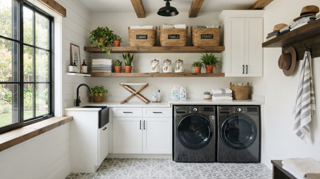 Farmhouse Laundry Room Ideas