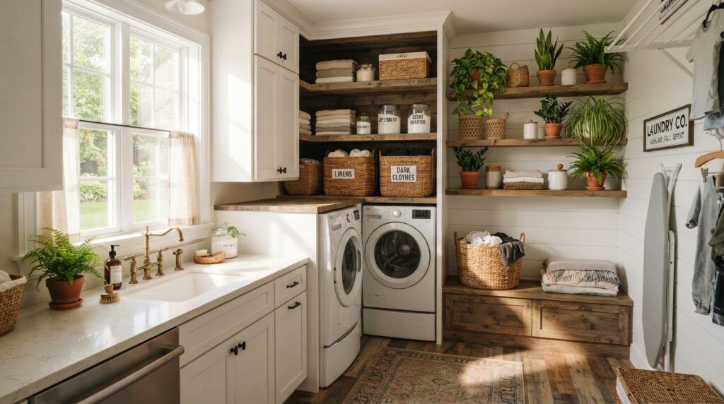 Farmhouse Laundry Room Ideas