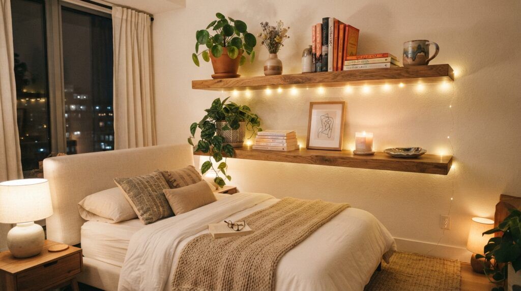 Fairy Lights Bedroom