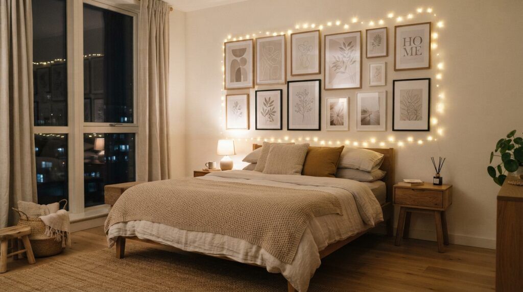 Fairy Lights Bedroom