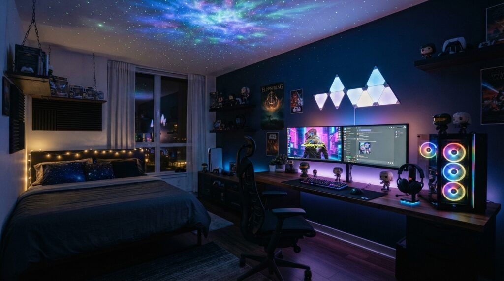 Star Projector Bedroom Ceiling Ideas