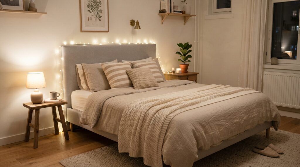 Fairy Lights Bedroom