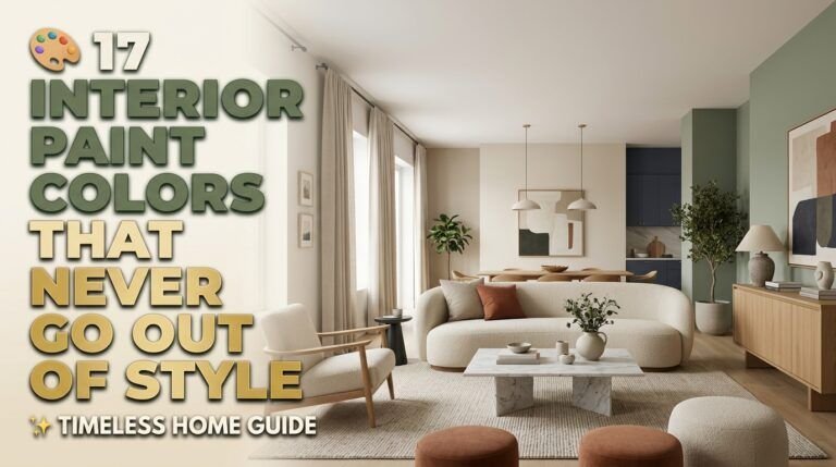 Read more about the article 17 Interior Paint Color Schemes That Never Go Out of Style