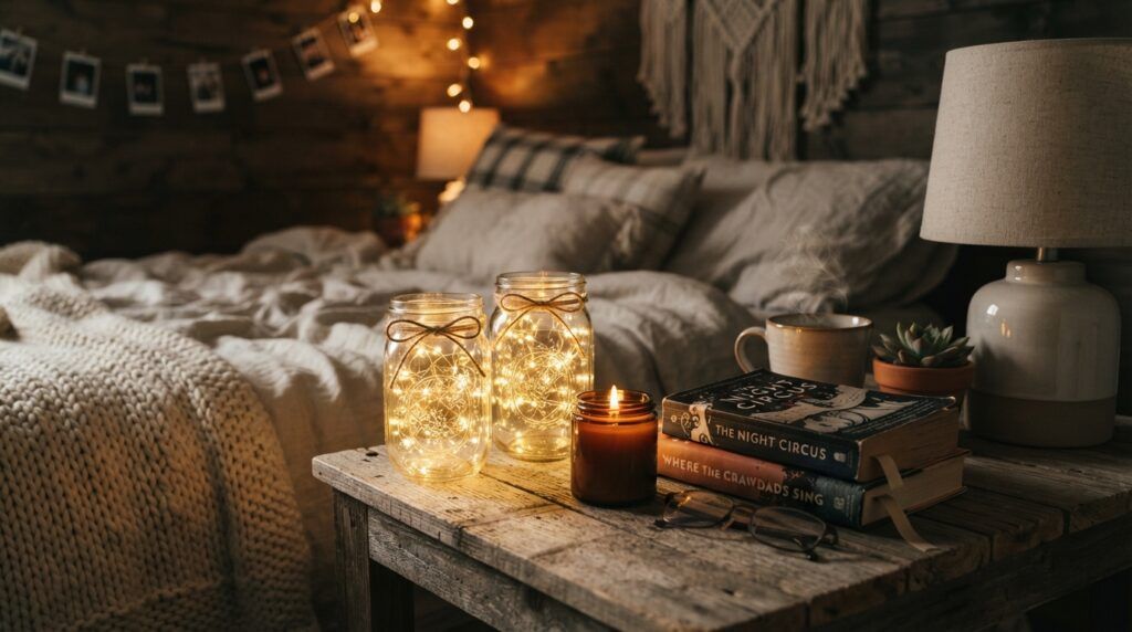 Fairy Lights Bedroom
