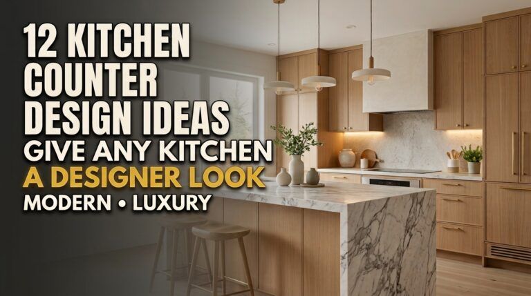 Read more about the article 12 Kitchen Counter Design Ideas That Give Any Kitchen a Designer Look