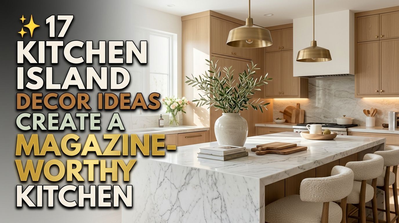 You are currently viewing 17 Kitchen Island Decor Ideas to Create a Magazine Worthy Kitchen