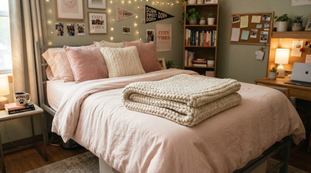 Pink Dorm Bedding Ideas