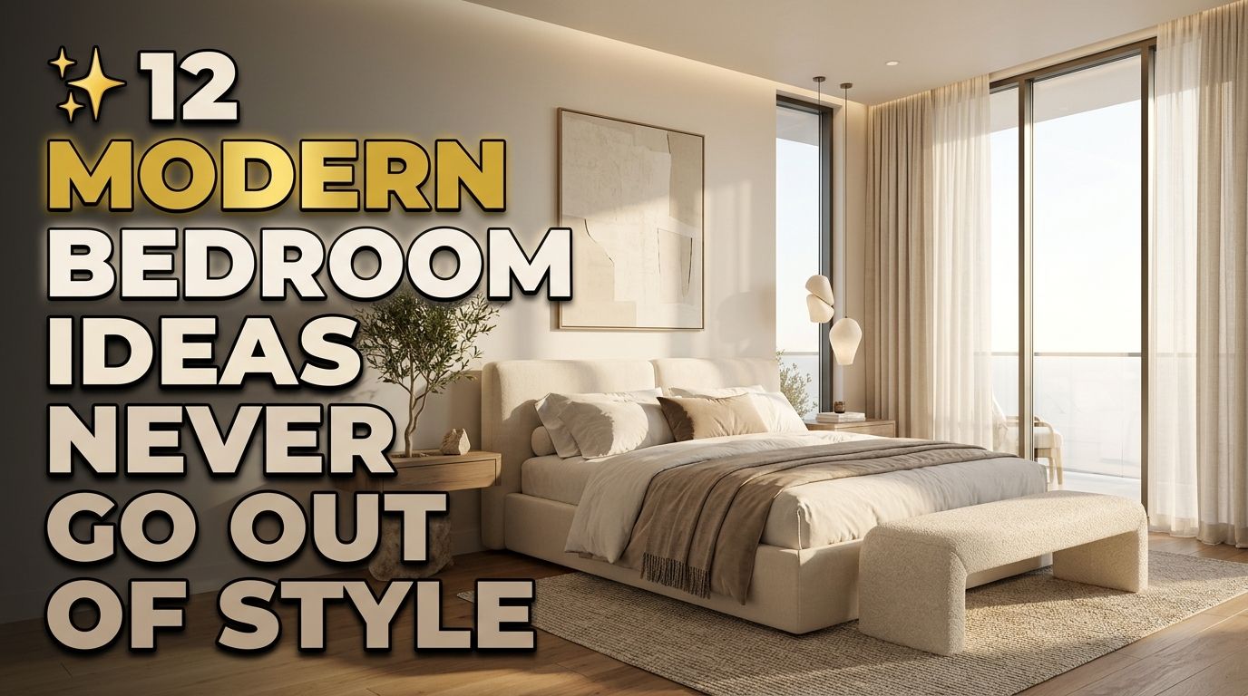 You are currently viewing 12 Modern Bedroom Design Ideas That Never Go Out of Style