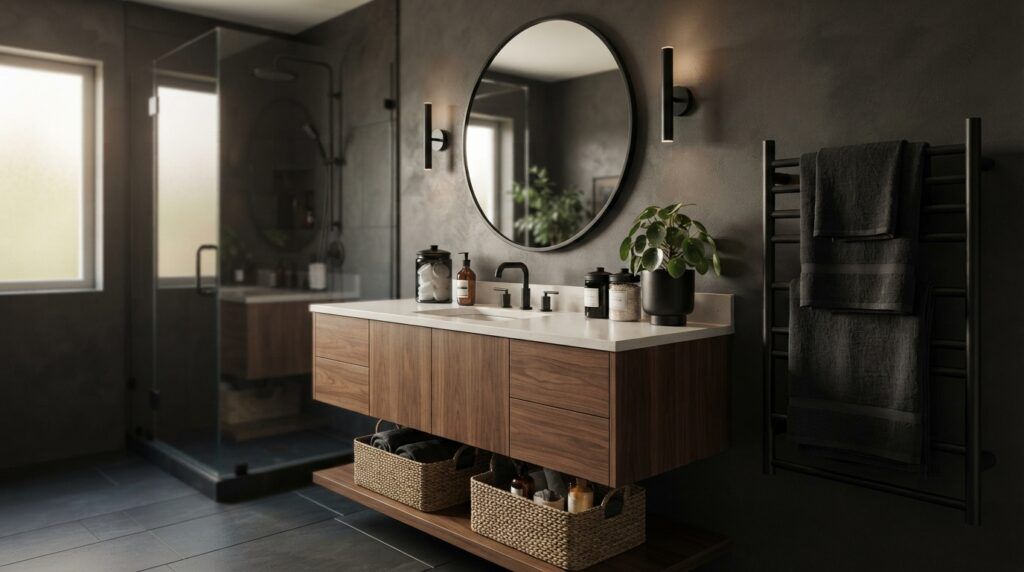 Moody Bathroom Decor Ideas