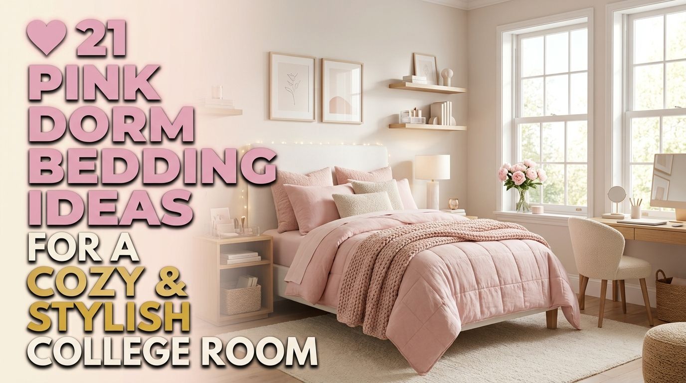 You are currently viewing 21 Pink Dorm Bedding Ideas for a Cozy and Stylish College Room
