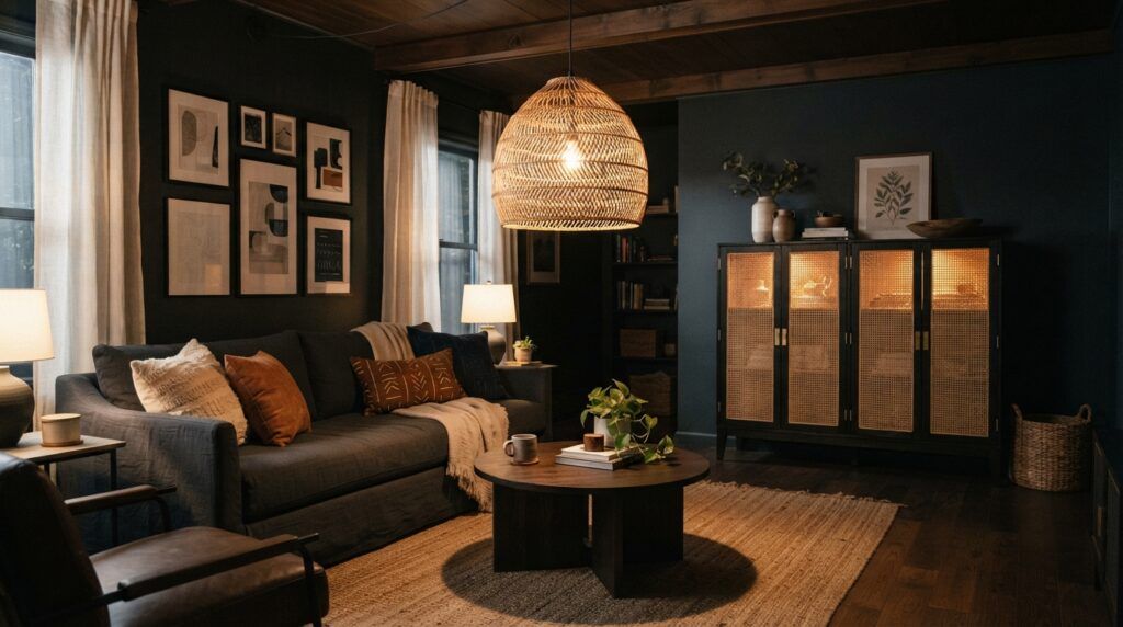 Dark Theme Living Room Decor Trends
