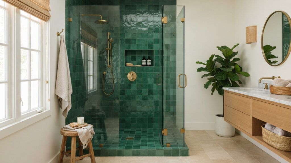 Emerald Green Bathroom Ideas