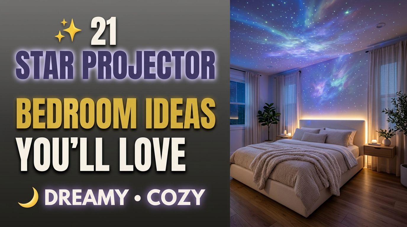 You are currently viewing 21 Star Projector Bedroom Ceiling Ideas You’ll Love