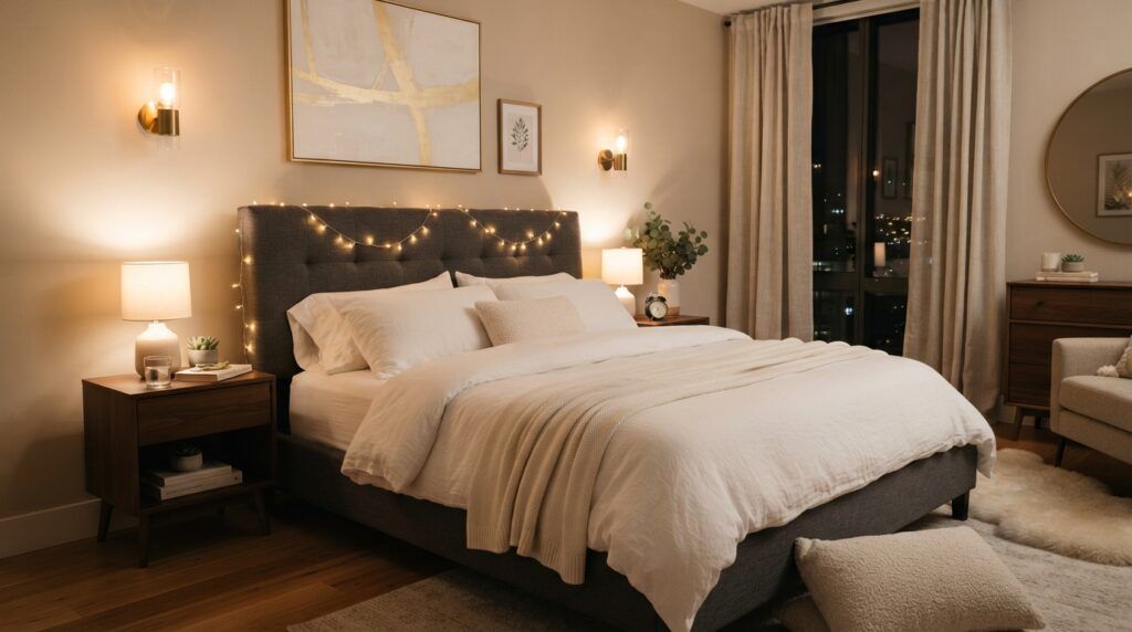 Fairy Lights Bedroom