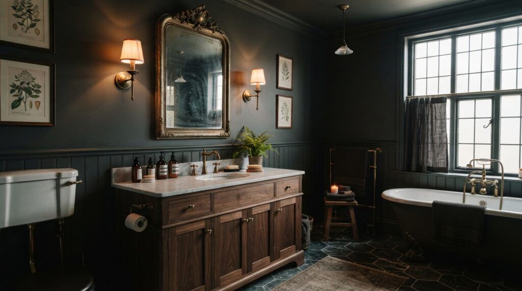 Moody Bathroom Decor Ideas