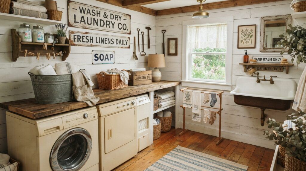 Farmhouse Laundry Room Ideas
