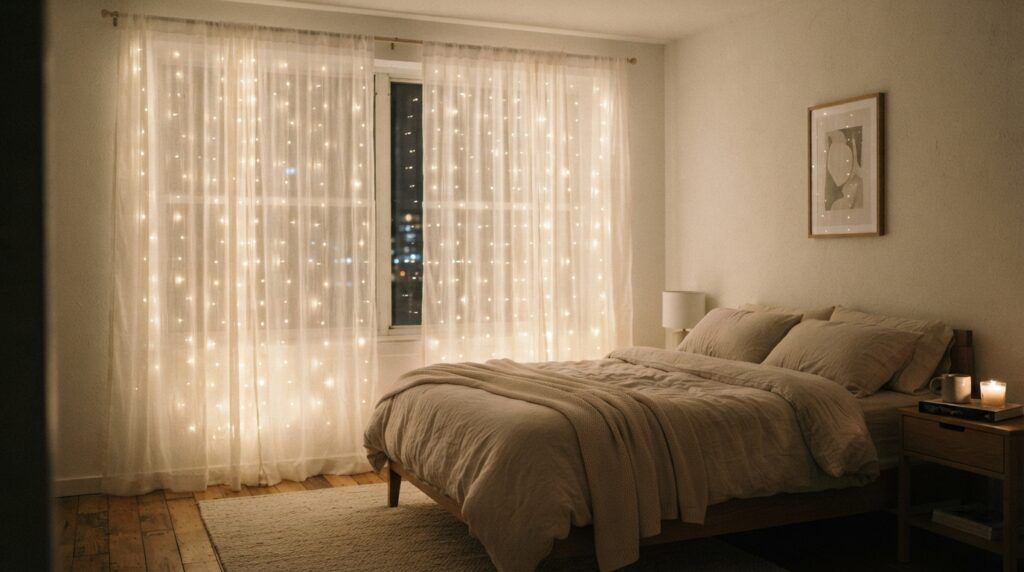 Fairy Lights Bedroom