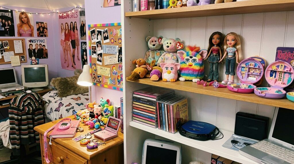 2000s teen girl bedroom