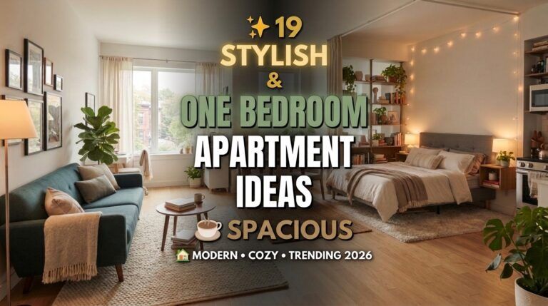 Read more about the article 19 One Bedroom Apartment Ideas That Feel Stylish and Spacious