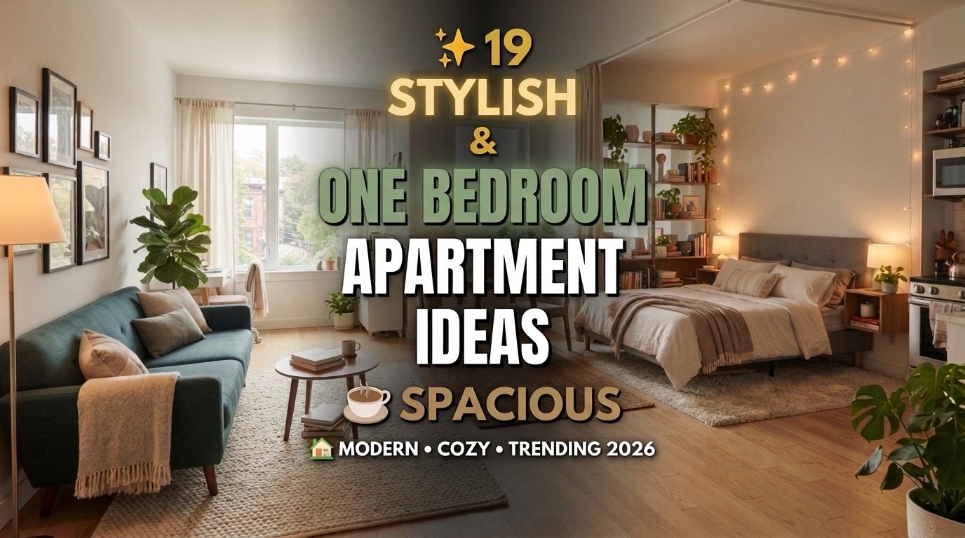 You are currently viewing 19 One Bedroom Apartment Ideas That Feel Stylish and Spacious