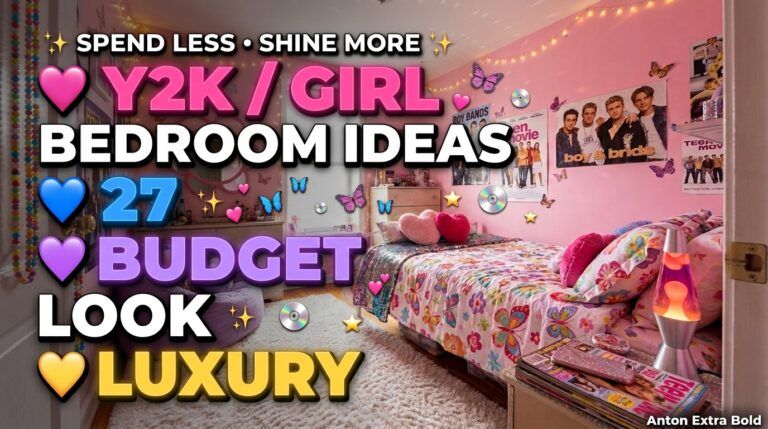 Read more about the article 27 2000s Teen Bedroom Girl Ideas for the Ultimate Y2K Makeover