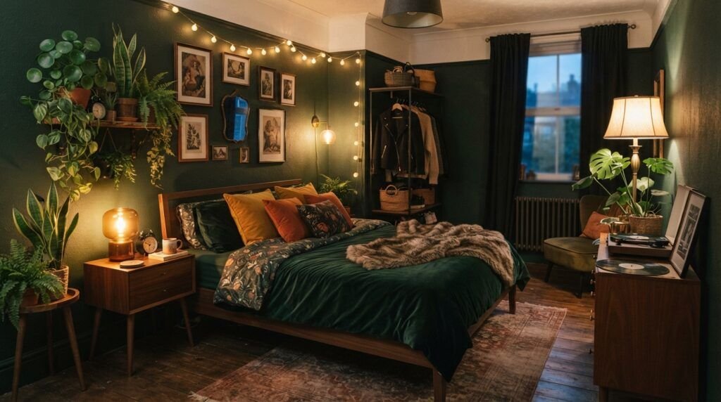 Dark Whimsical Bedroom