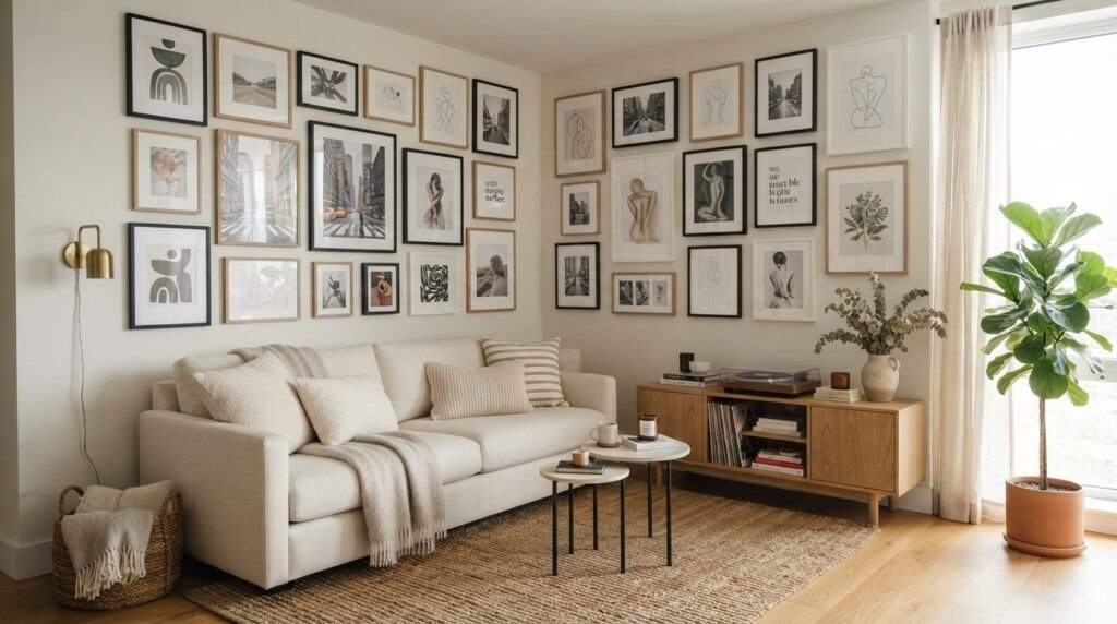 Corner Wall Gallery Ideas